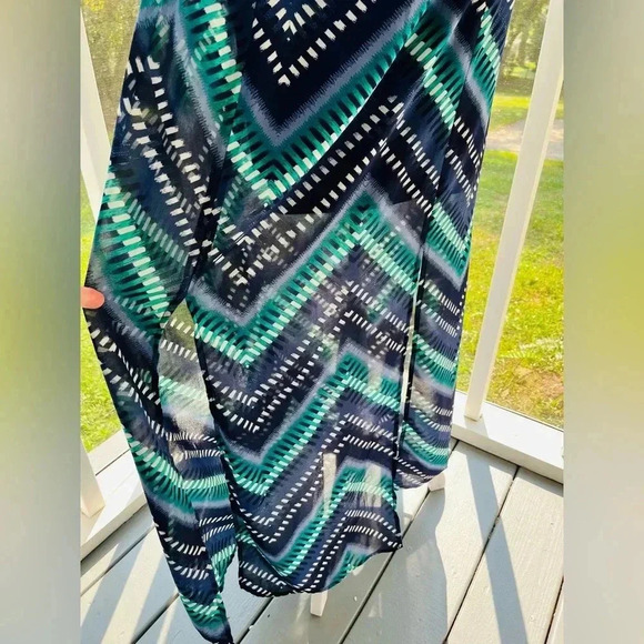 Maurice’s chevron print maxi dress small - Picture 5 of 10